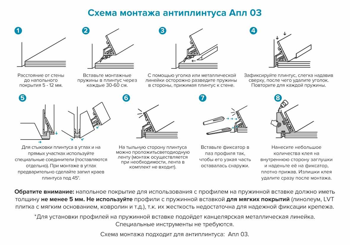Антиплинтус алюминиевый под светодиодную ленту Апл 03.2700.15 Черный